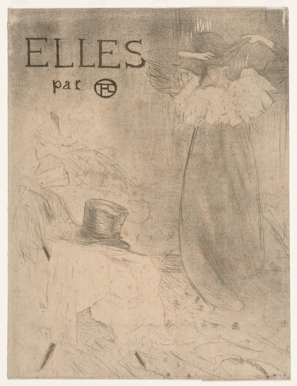 Frontispiece of Elles -kansio tekijältä Henri de Toulouse Lautrec