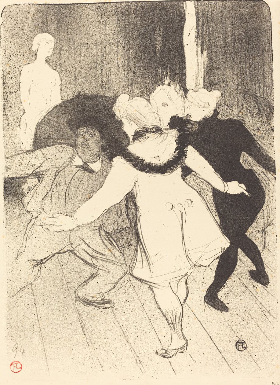Folies-Bergere: M. Prudhommen sensuurit tekijältä Henri de Toulouse Lautrec