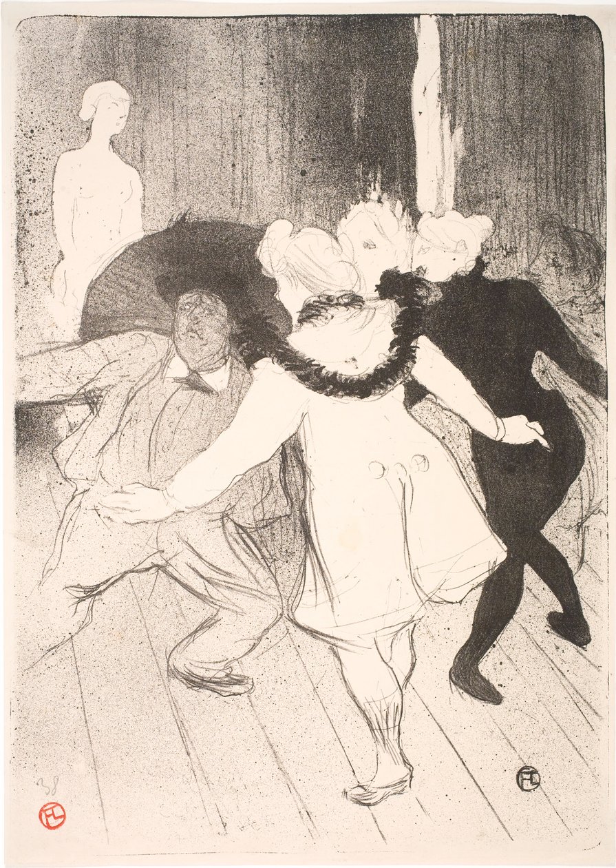 Shepherdess Follies. Monsieur Prudhomme vaatimattomuus tekijältä Henri de Toulouse Lautrec