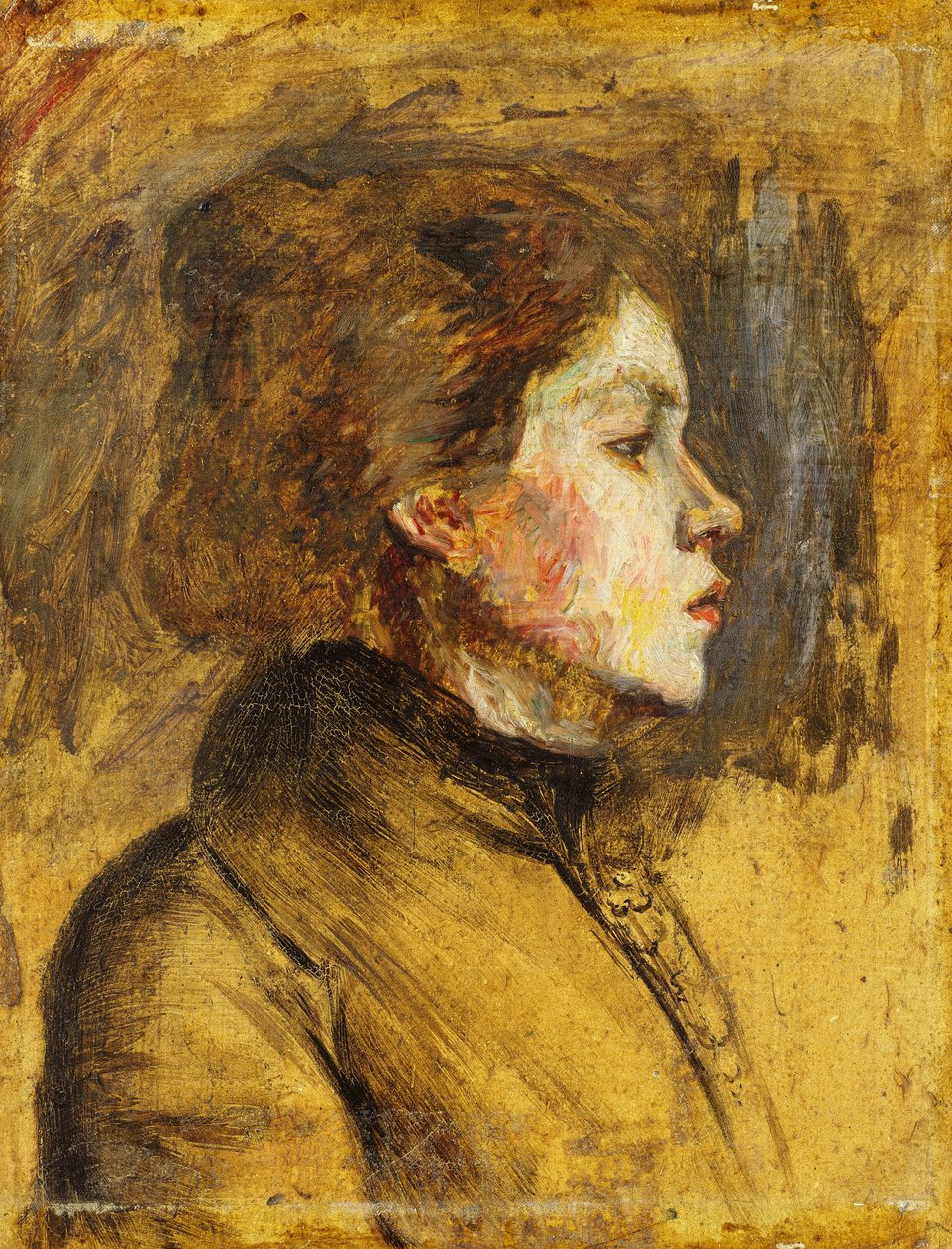 Naisen pää, 1899 tekijältä Henri de Toulouse Lautrec