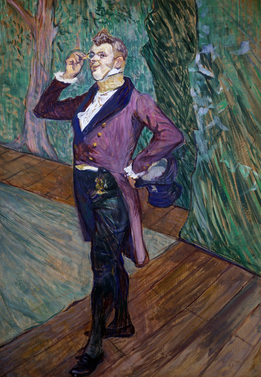 Henry de Samary, Comedie Francaisen näyttelijä tekijältä Henri de Toulouse Lautrec