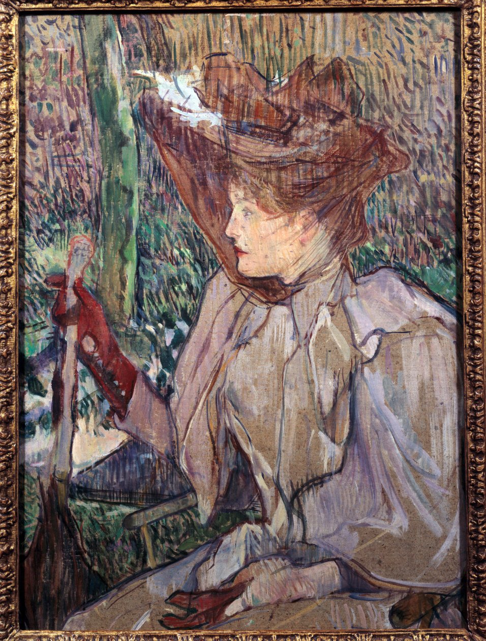 Honorine Platzer Öljymaalaus pahville Henri de Toulouse Lautrec (1864-1901) 1891 Su. 0,54x0,4 m Pariisi, Musee d
