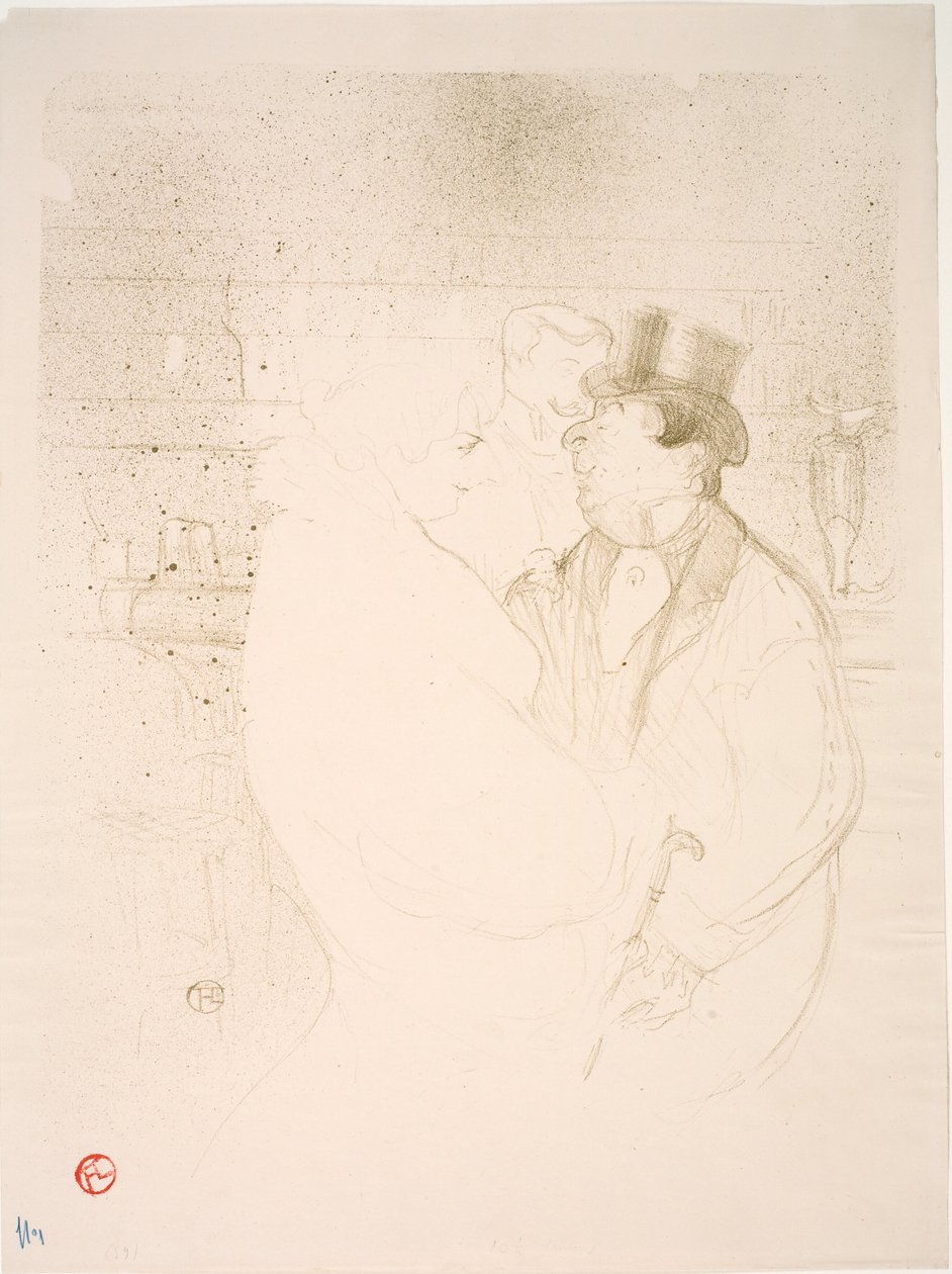 Ida Heath au Bar tekijältä Henri de Toulouse Lautrec