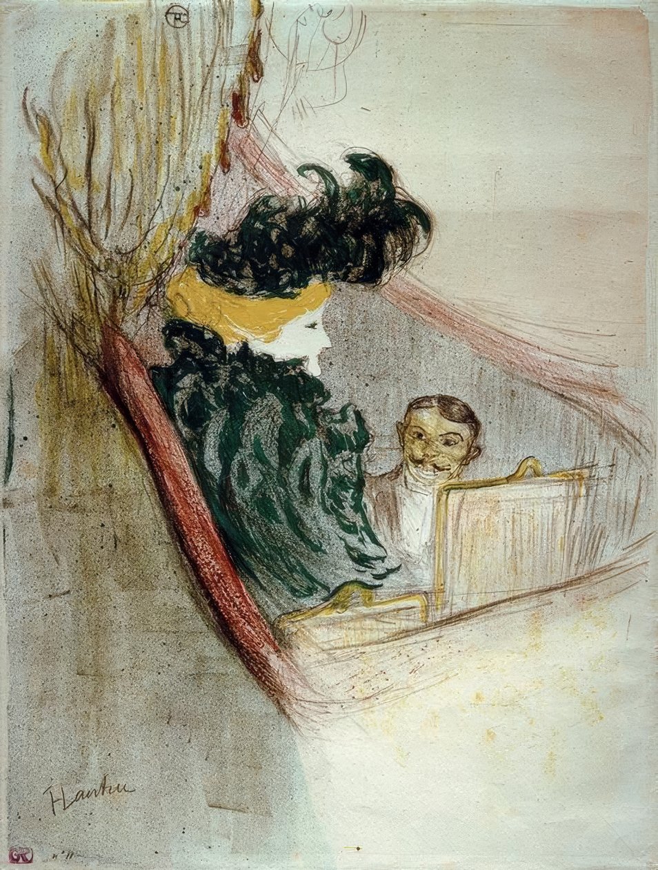 Idylle princière tekijältä Henri de Toulouse Lautrec