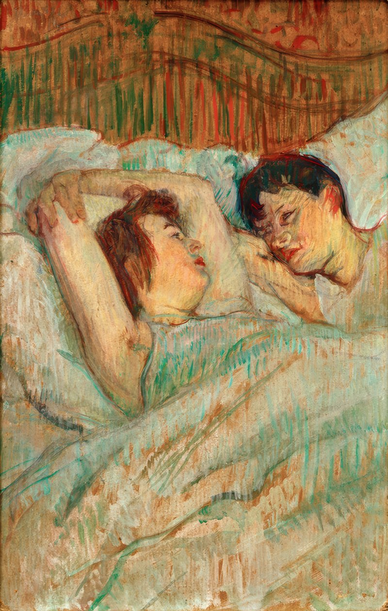 Sängyssä tekijältä Henri de Toulouse Lautrec