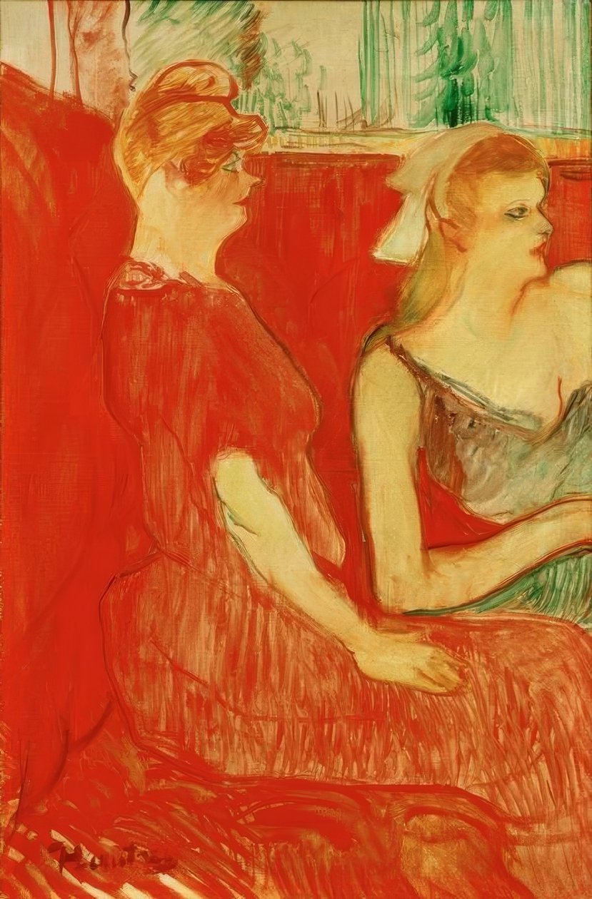 Olen Salon der Rue des Moulinsissa tekijältä Henri de Toulouse Lautrec