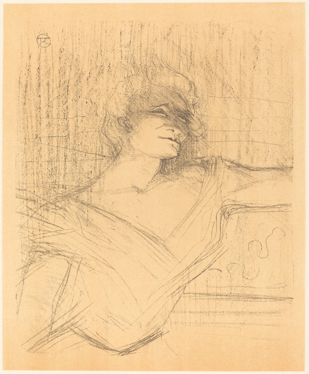 In "La glu" (In "La glu") tekijältä Henri de Toulouse Lautrec