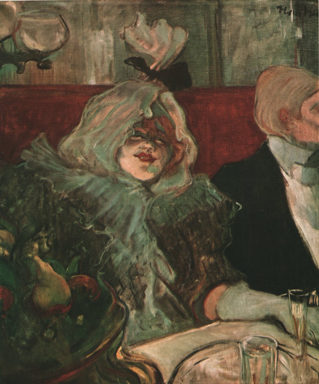 "In a Private Dining Room at the Rat Mort", c1899, 1952. tekijältä Henri de Toulouse Lautrec