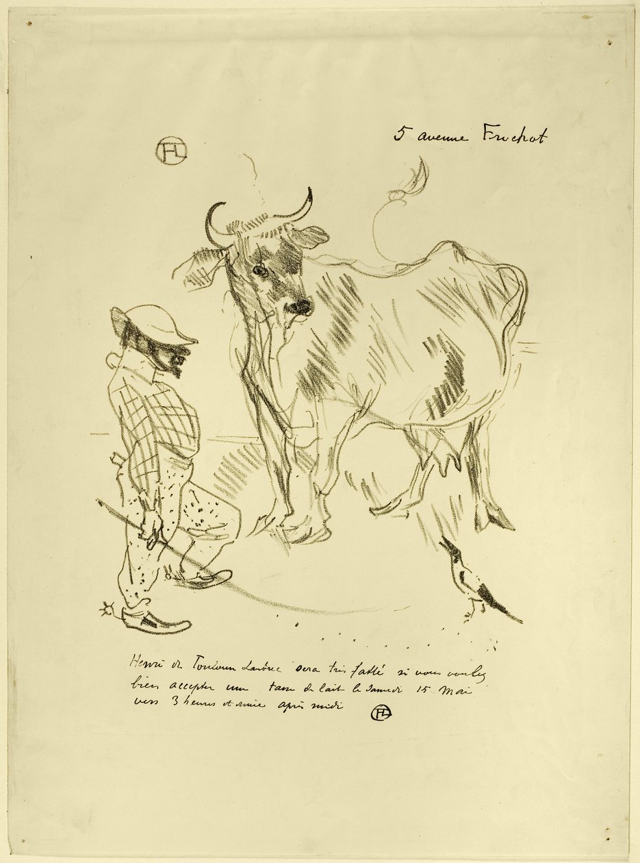 Kutsu lasilliseen maitoa tekijältä Henri de Toulouse Lautrec