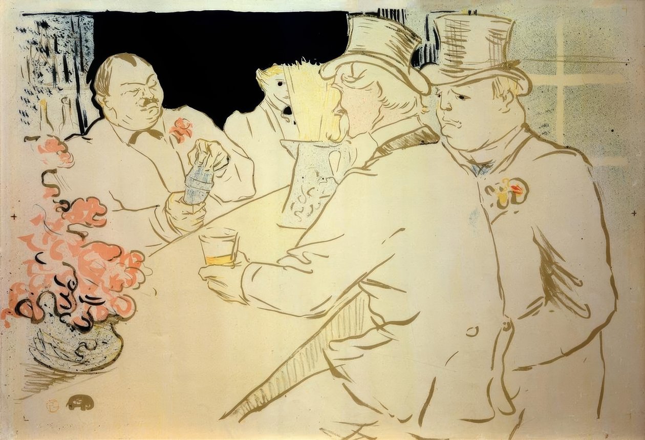Irlantilaisen amerikkalaisen baarin tilaus The Chapbook tekijältä Henri de Toulouse Lautrec