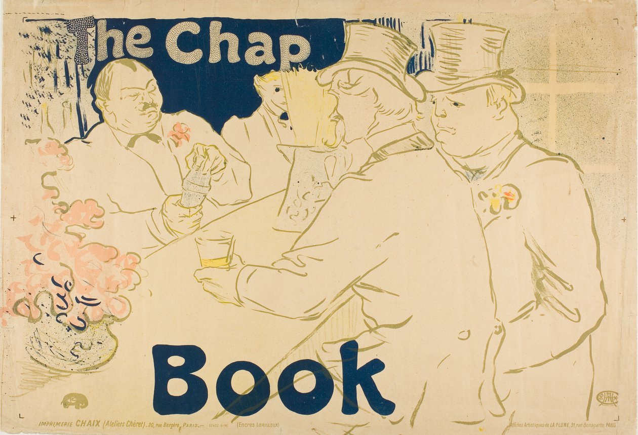 Irlantilainen ja amerikkalainen baari, Rue Royale – The Chap Book tekijältä Henri de Toulouse Lautrec