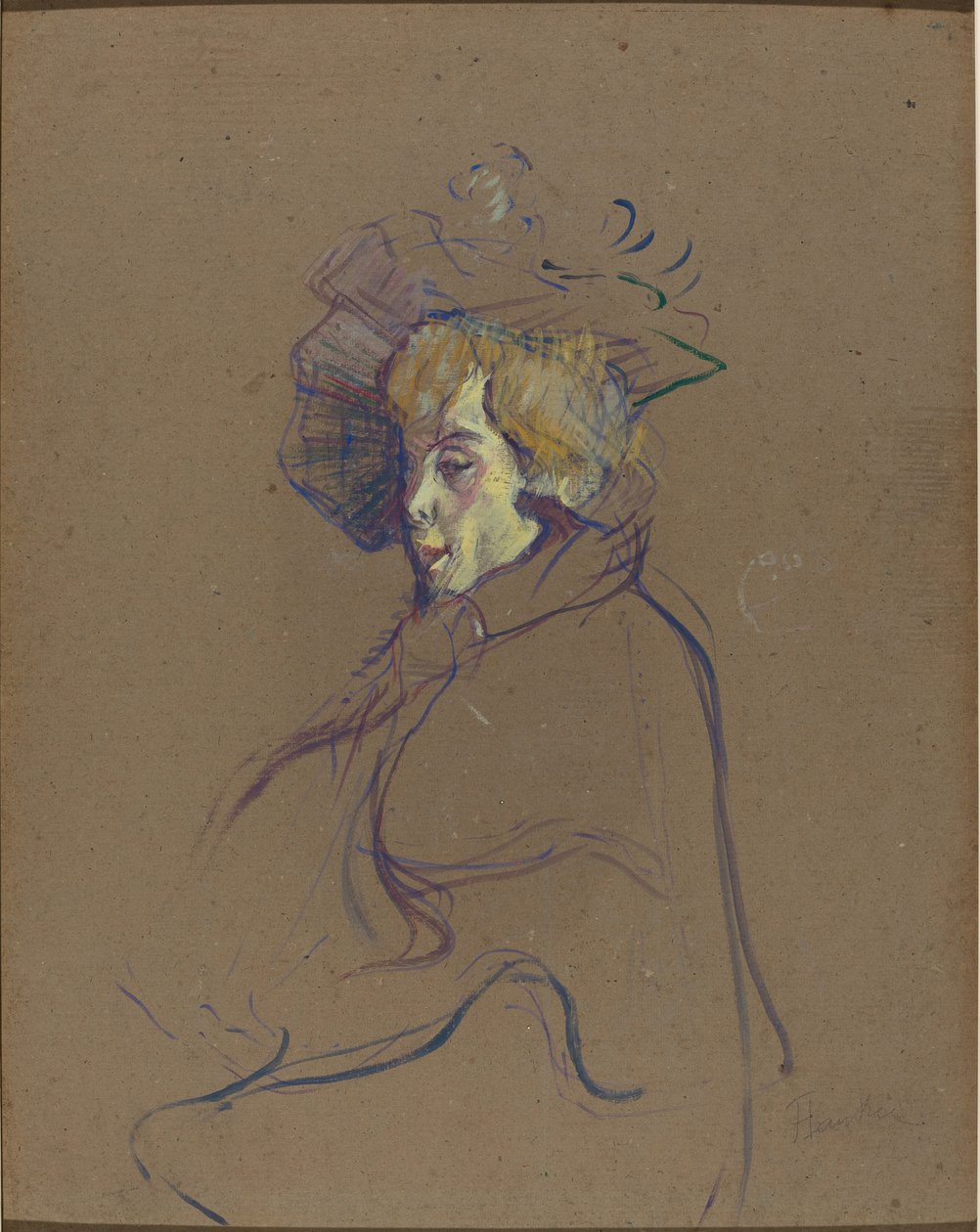 Jane Avril tekijältä Henri de Toulouse Lautrec