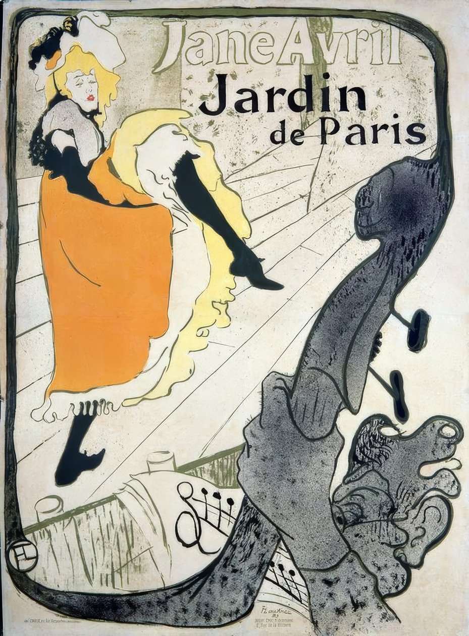 Jane Avril tekijältä Henri de Toulouse Lautrec