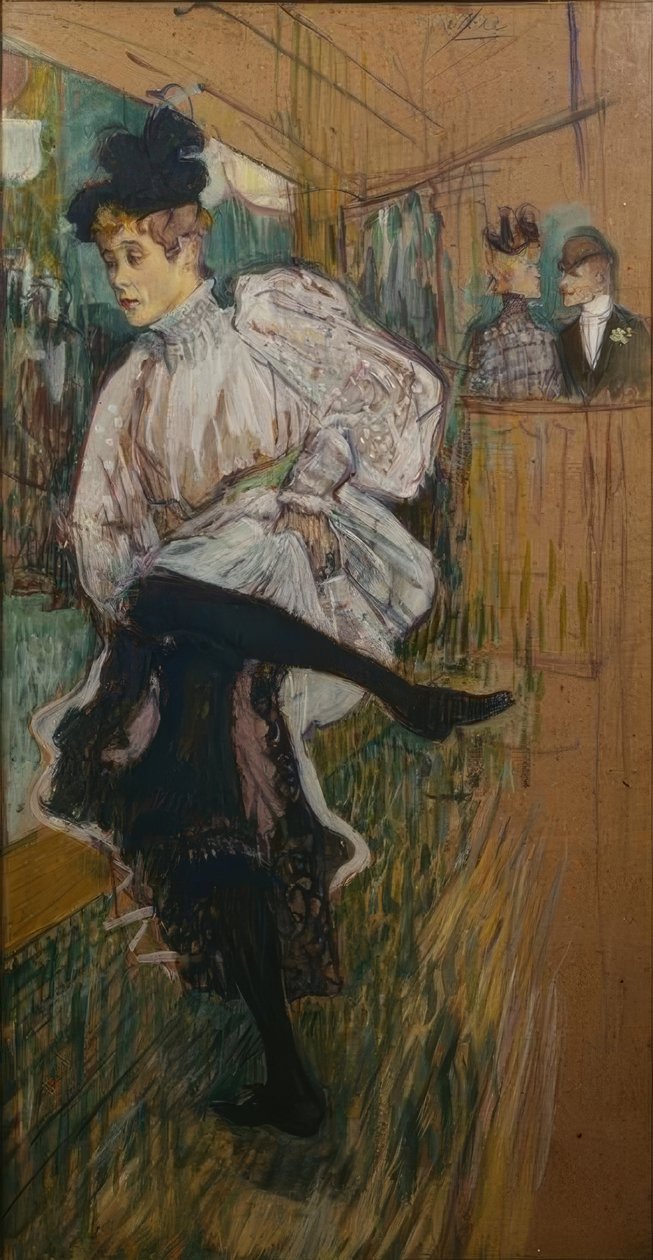 Jane Avril tanssii tekijältä Henri de Toulouse Lautrec