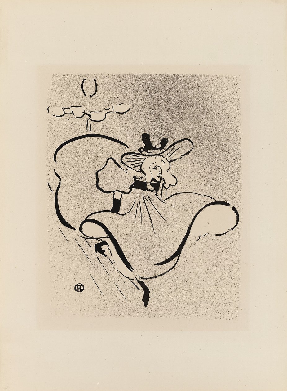 Jane Avril, Le Café-Concertista tekijältä Henri de Toulouse Lautrec