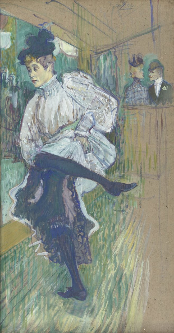 Jeanne huhtikuu tanssii tekijältä Henri de Toulouse Lautrec