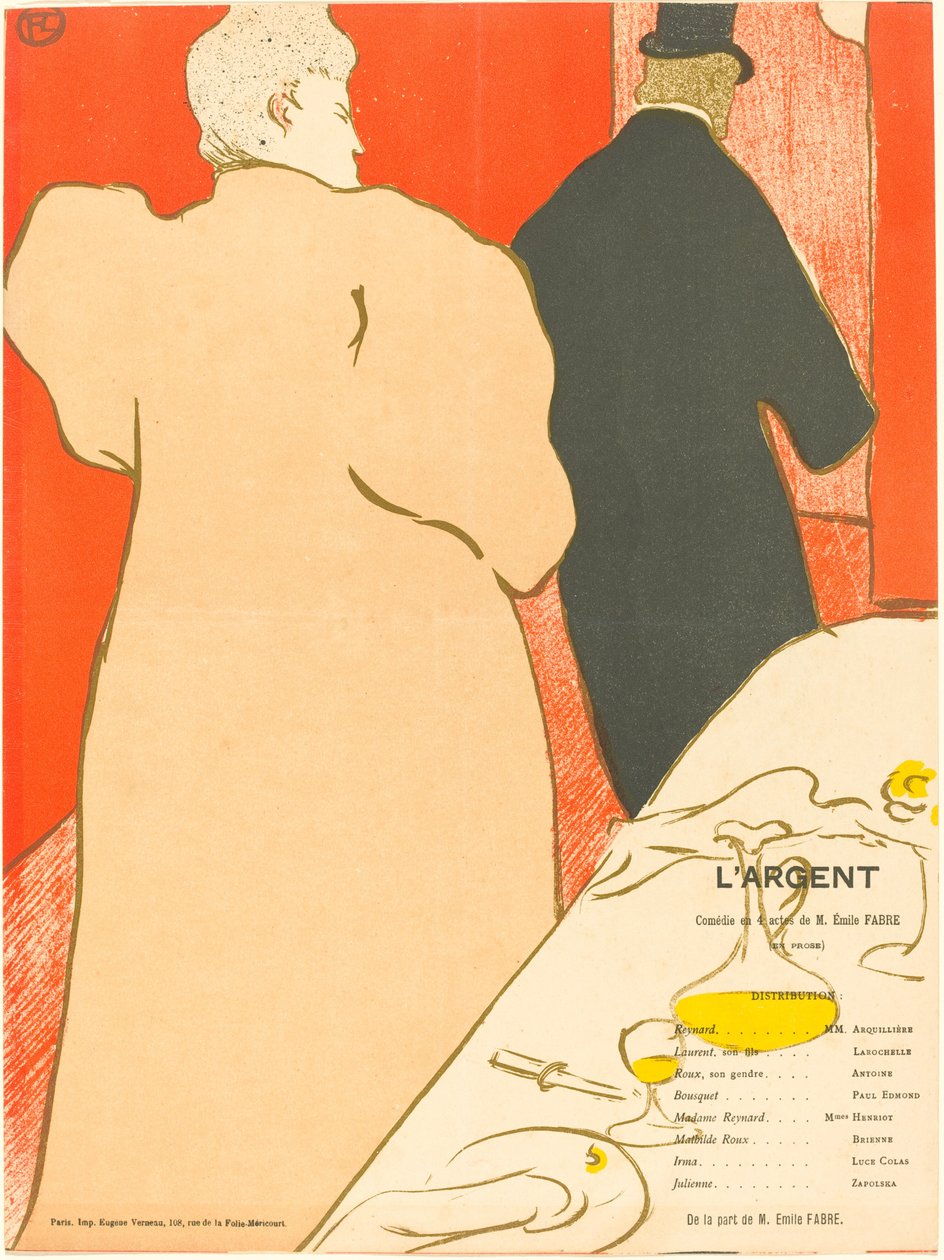Raha tekijältä Henri de Toulouse Lautrec