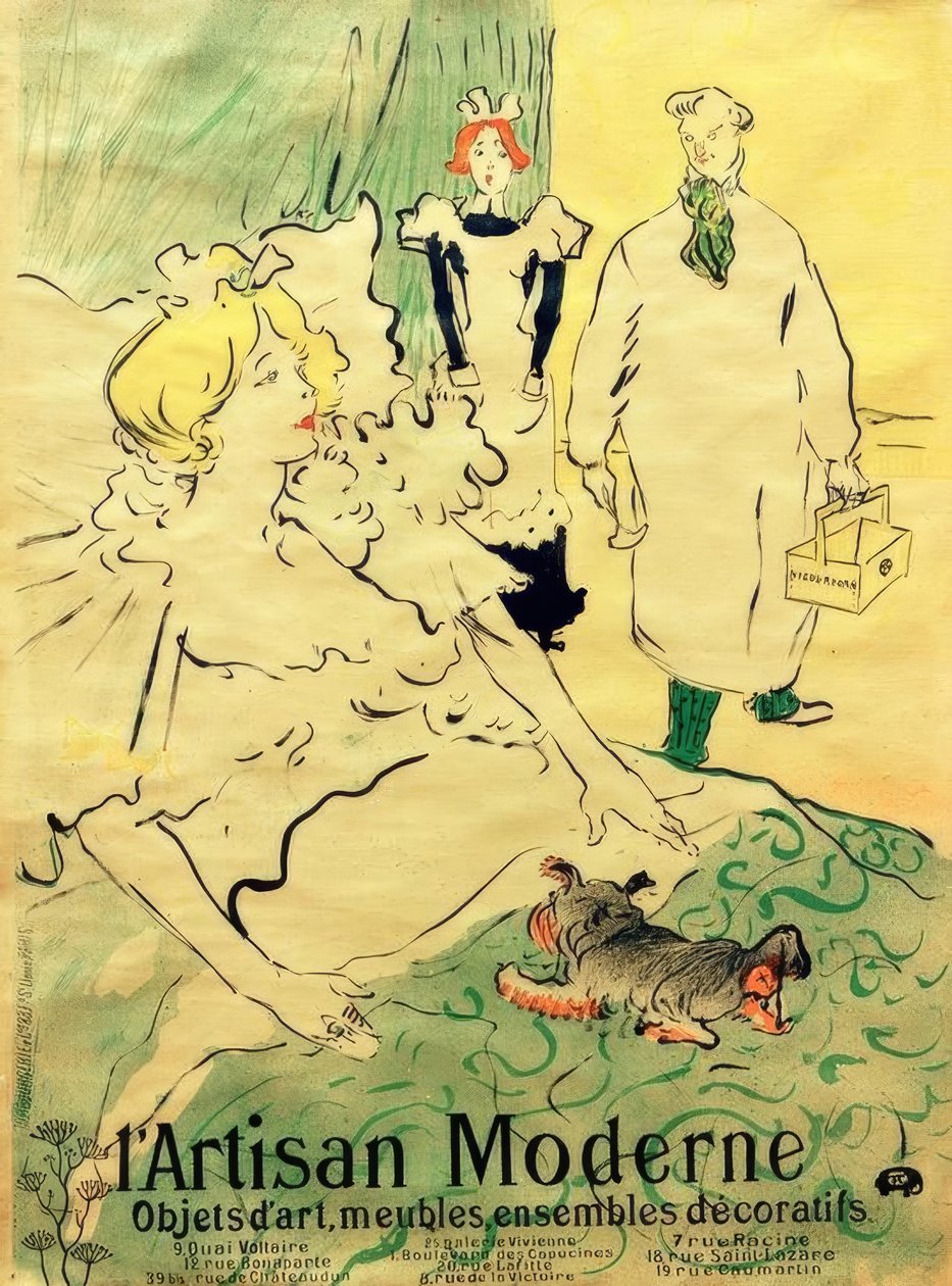 Moderni Käsityöläinen tekijältä Henri de Toulouse Lautrec
