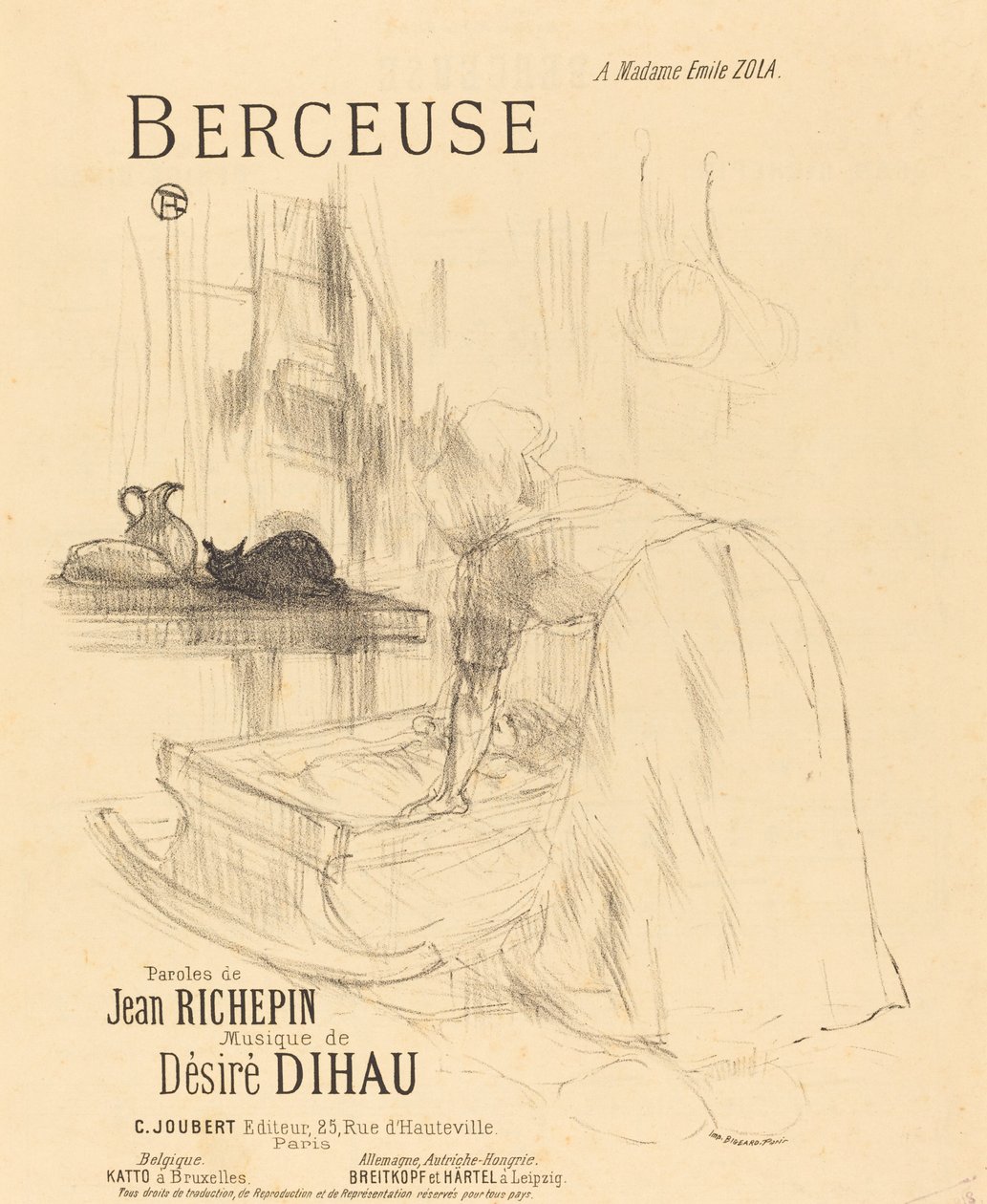 Kehtolaulu tekijältä Henri de Toulouse Lautrec