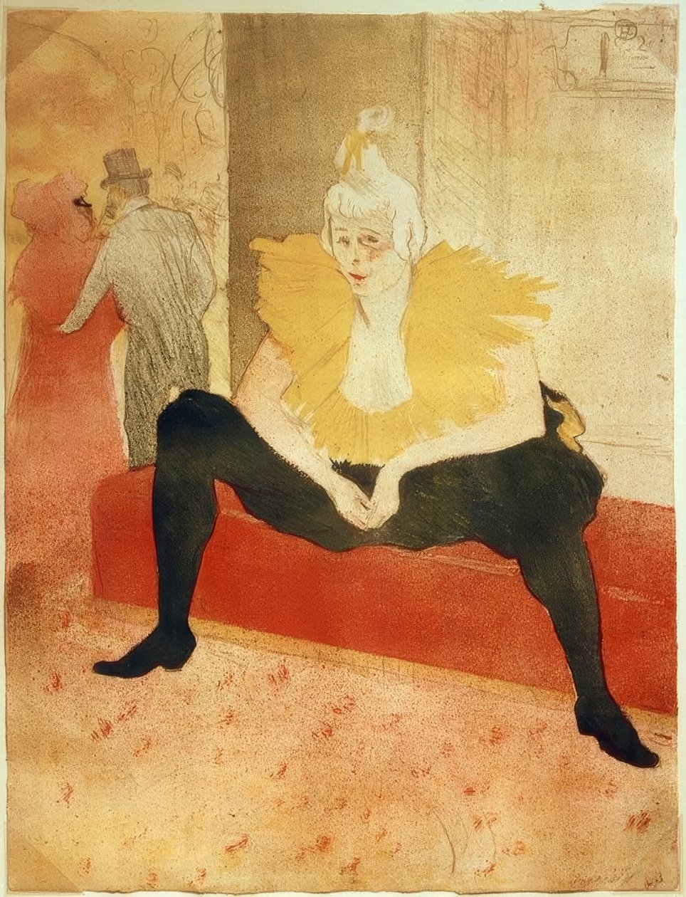 La Clownesse, auttakaa tekijältä Henri de Toulouse Lautrec