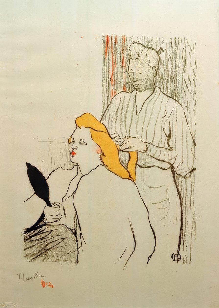 Hiustyyli tekijältä Henri de Toulouse Lautrec