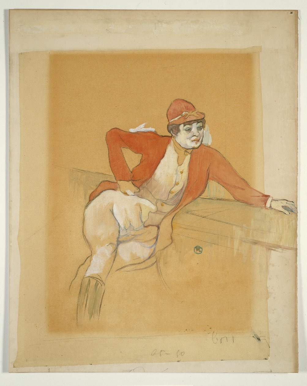 La Macarona Jockey-asussa tekijältä Henri de Toulouse Lautrec