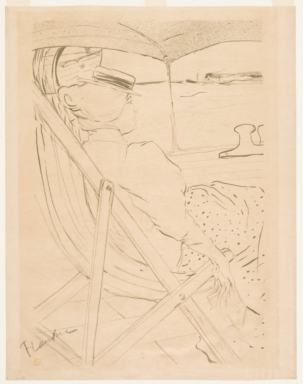 54:n matkustaja tekijältä Henri de Toulouse Lautrec