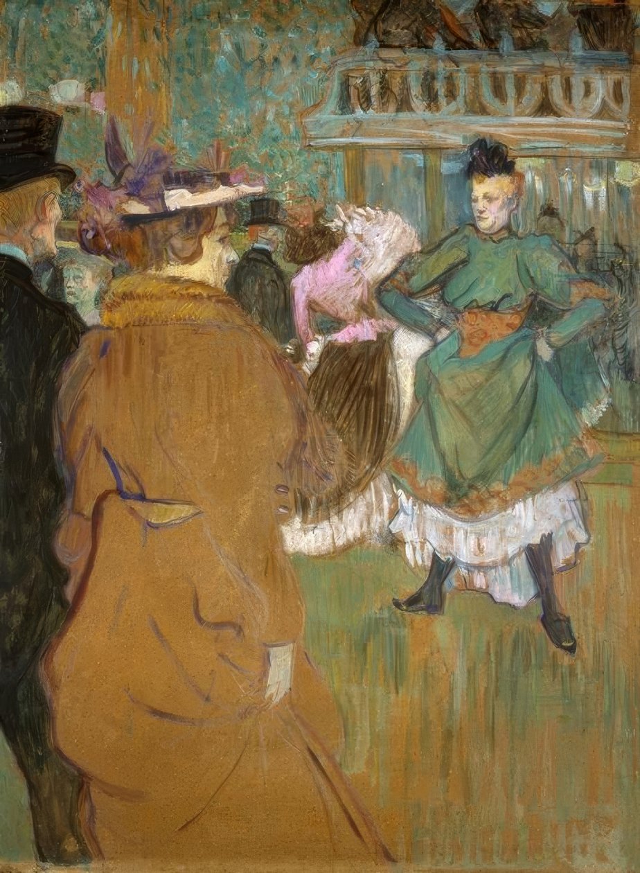 La Quadrille Moulin-Rougessa tekijältä Henri de Toulouse Lautrec