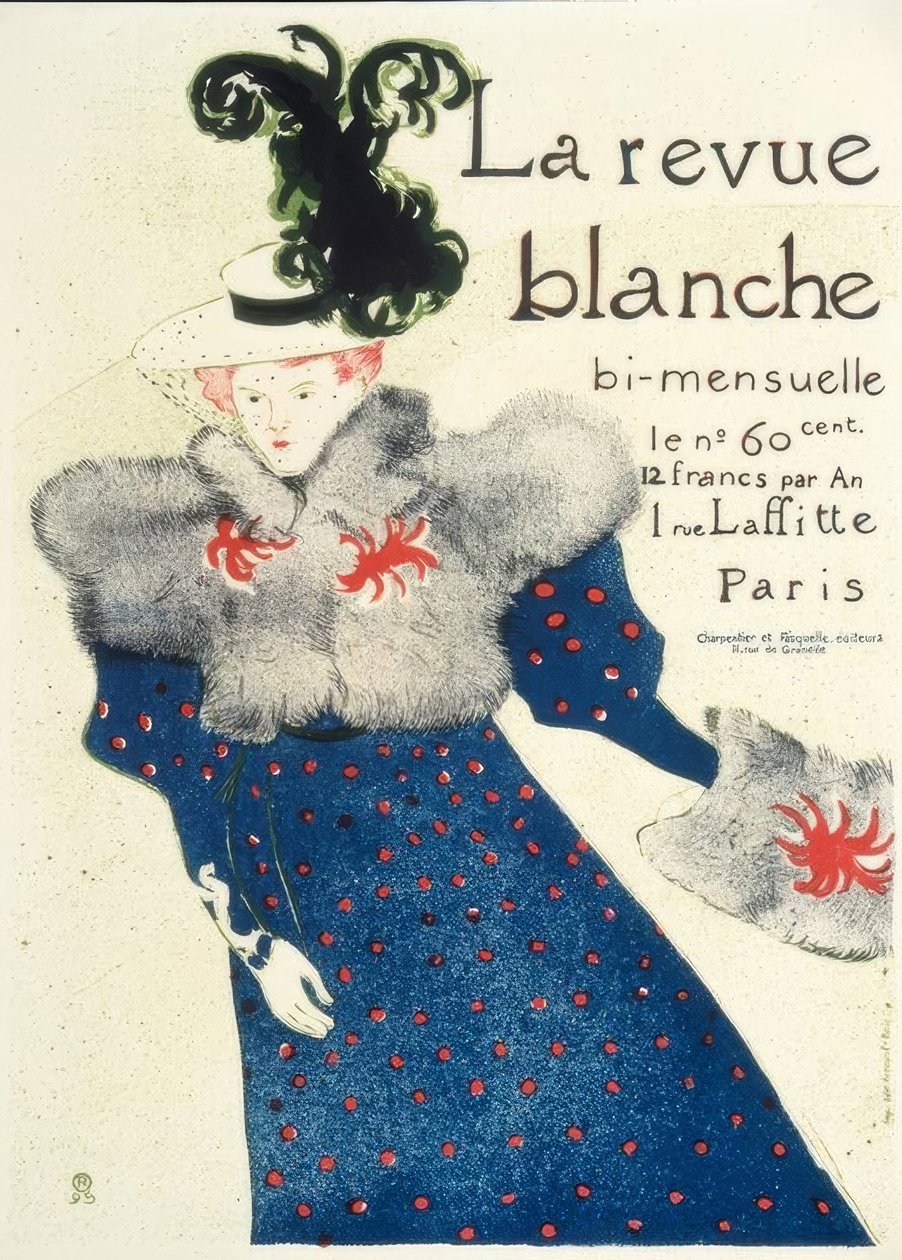 La Revue Blanche tekijältä Henri de Toulouse Lautrec