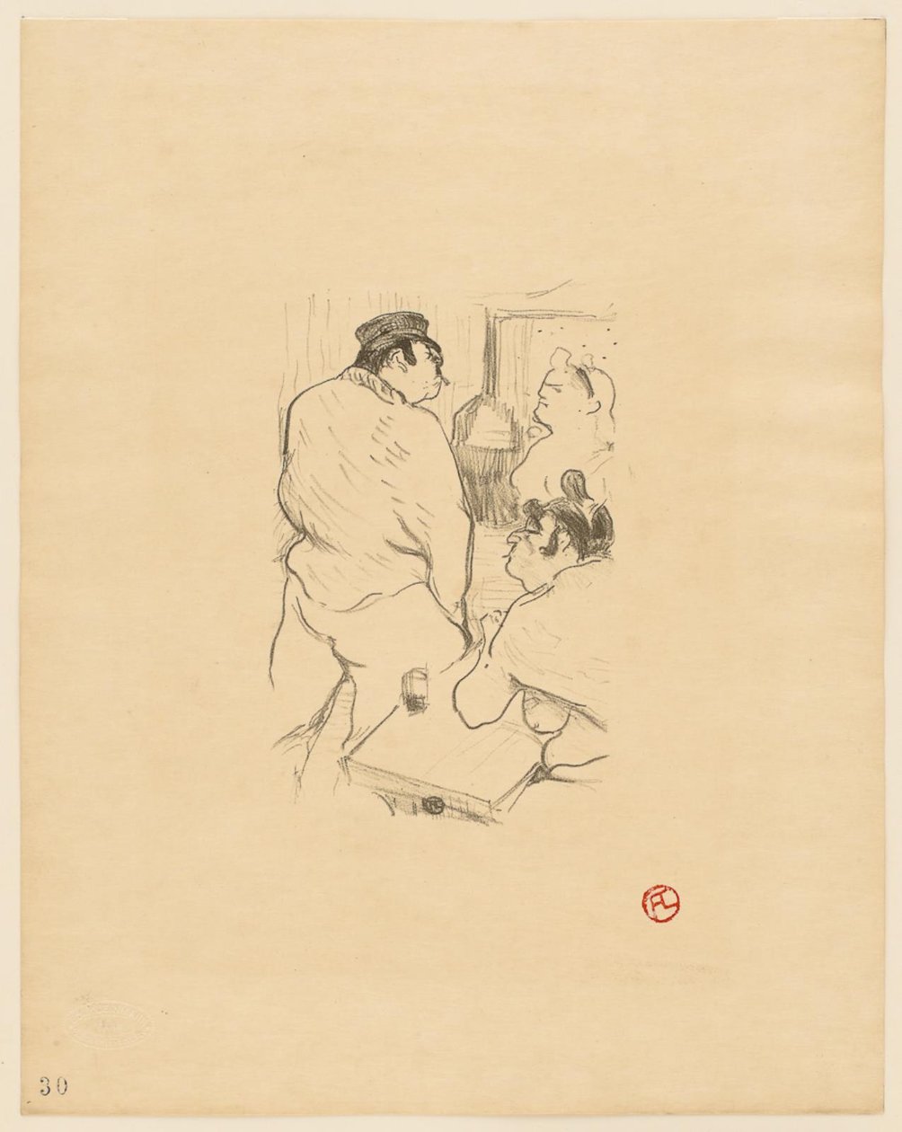 Grenellen terrori tekijältä Henri de Toulouse Lautrec