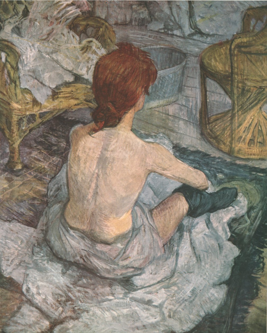"The Toilet", 1889, 1952. tekijältä Henri de Toulouse Lautrec
