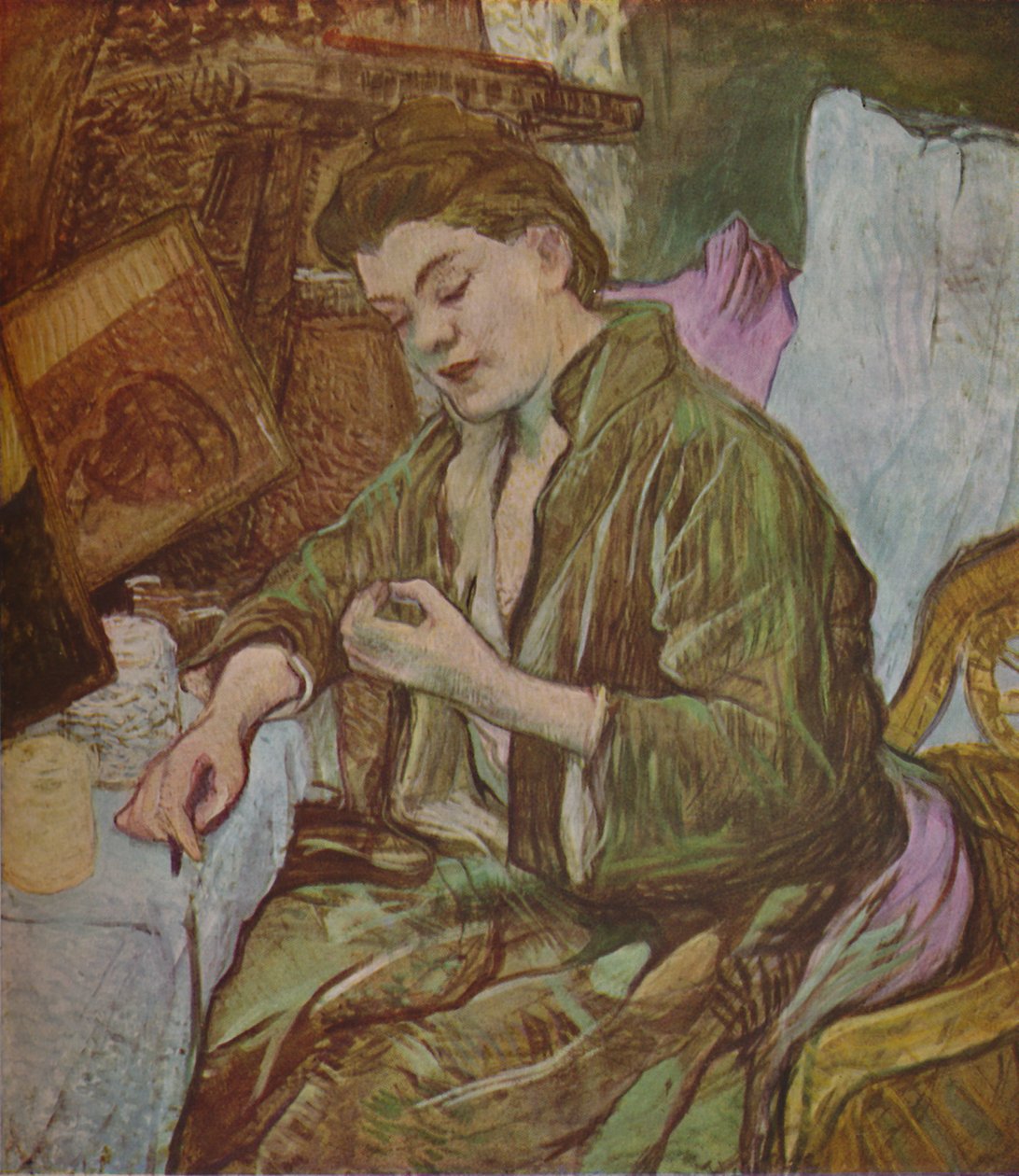 La Toilette, Valmistautuminen, 1891, 1937. tekijältä Henri de Toulouse Lautrec
