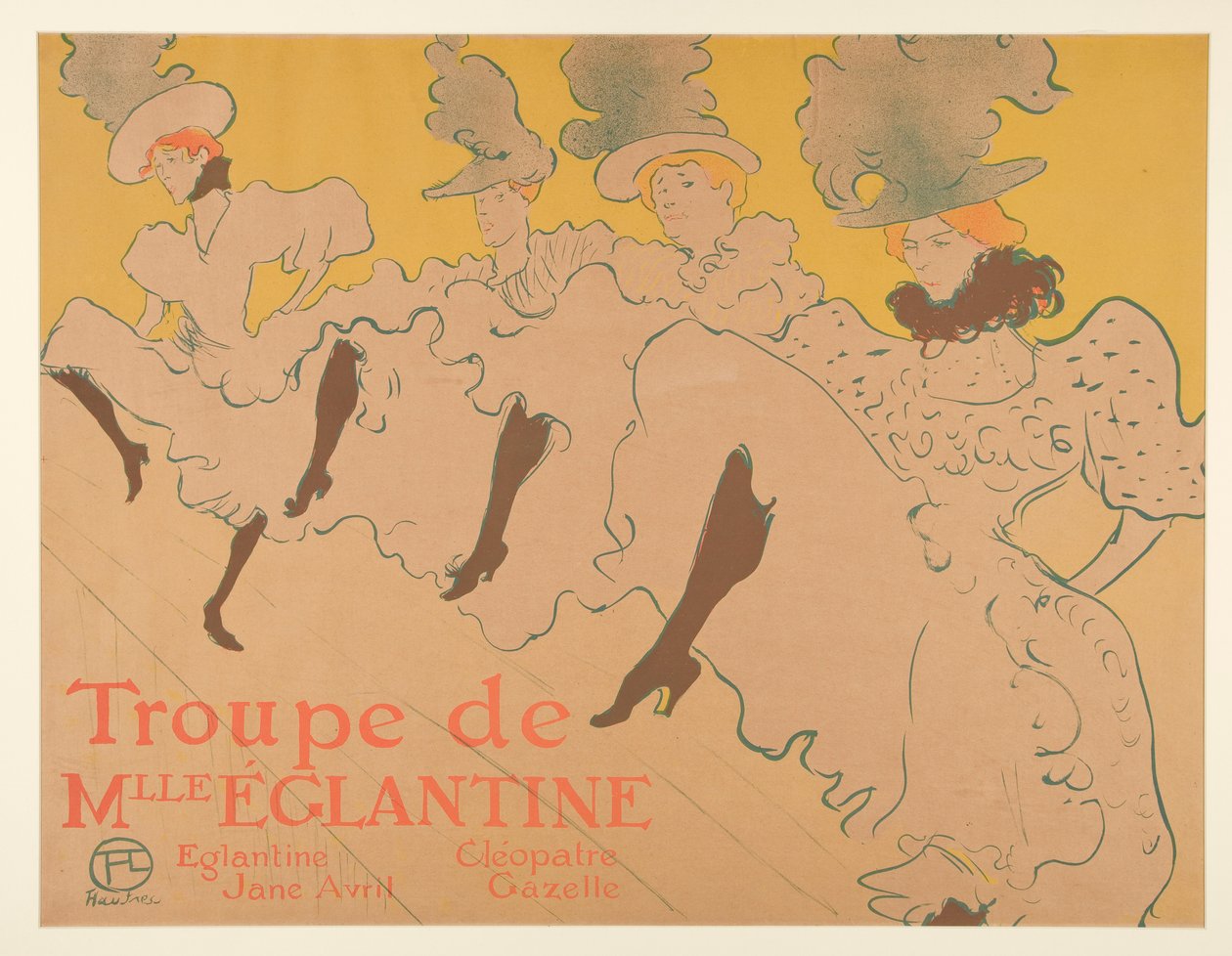 The Troupe of Mademoiselle Eglantine (Mademoiselle Eglantine tekijältä Henri de Toulouse Lautrec