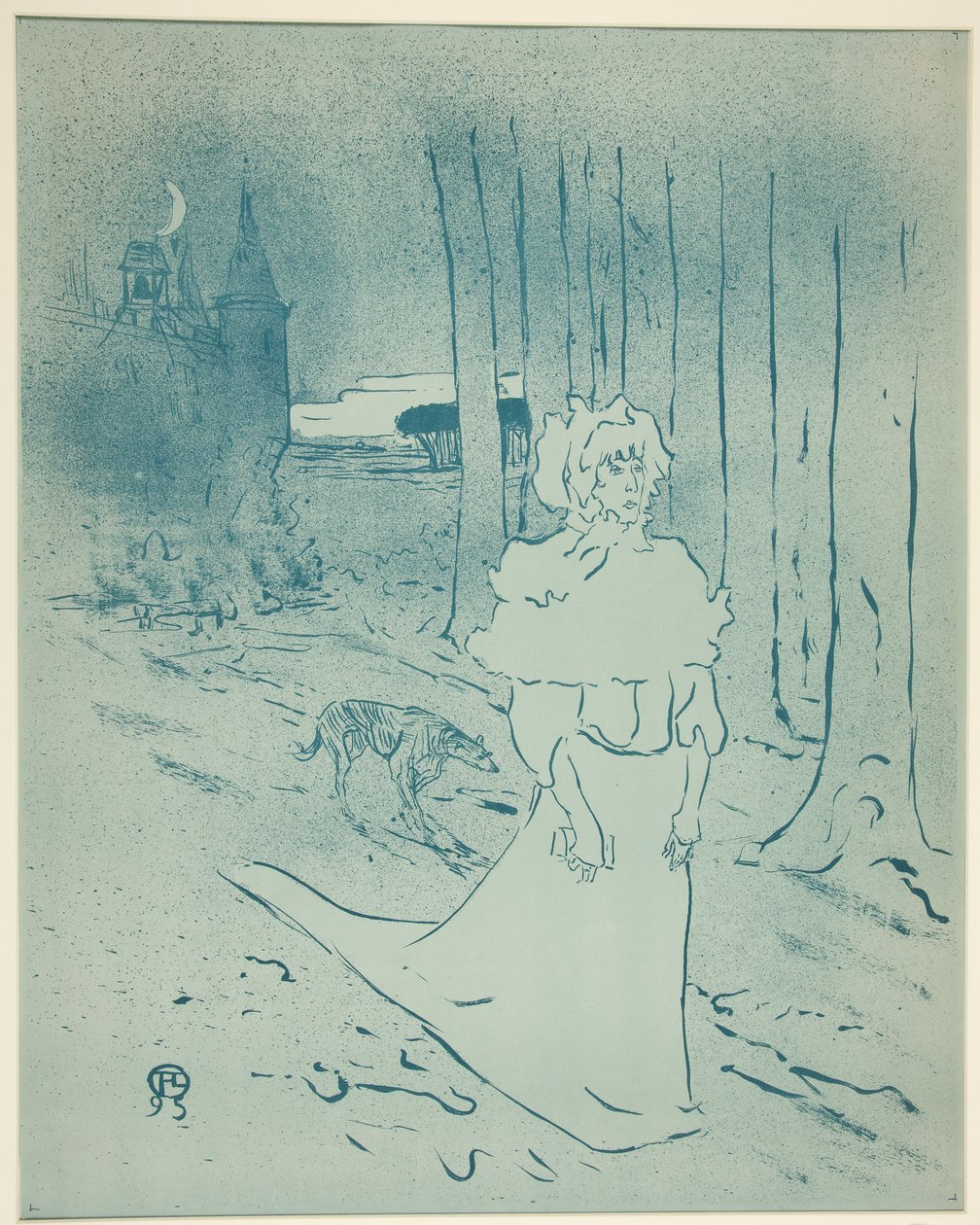 Kartanonrouva tai Omen tekijältä Henri de Toulouse Lautrec