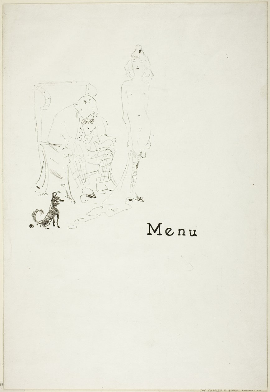 Alaston tyttö: Menu tekijältä Henri de Toulouse Lautrec