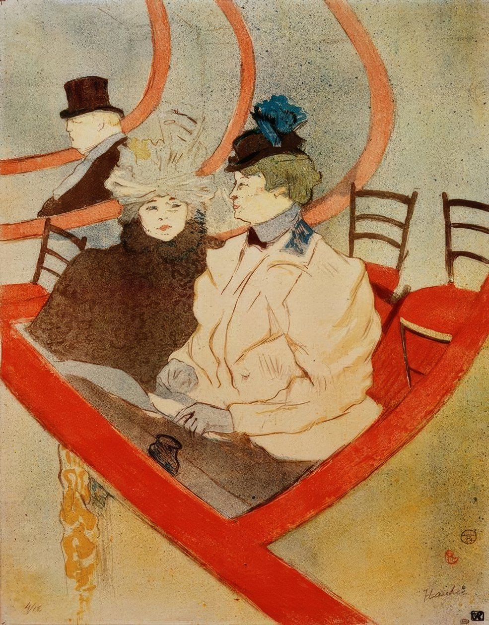 La grande loge tekijältä Henri de Toulouse Lautrec