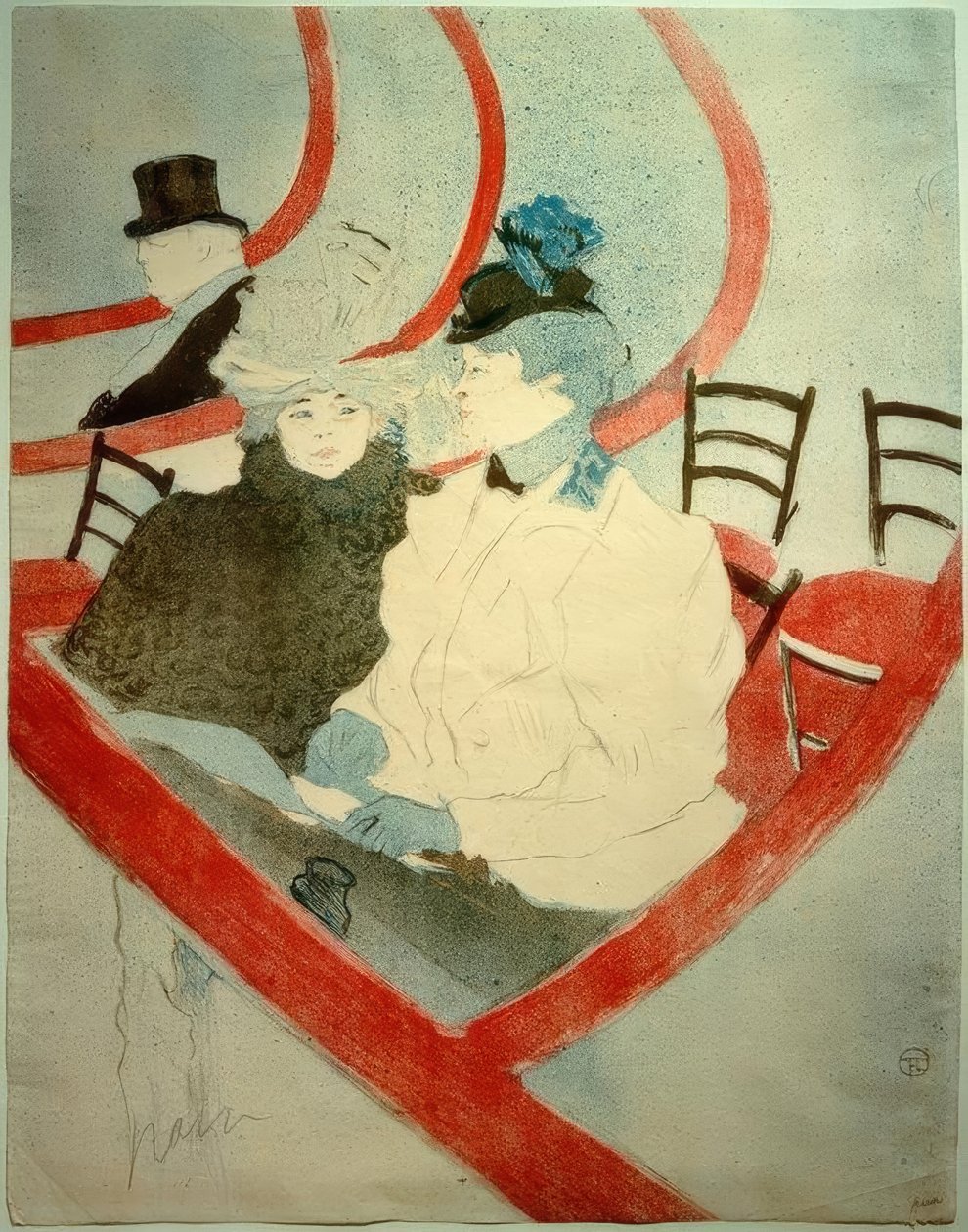 La grande loge tekijältä Henri de Toulouse Lautrec