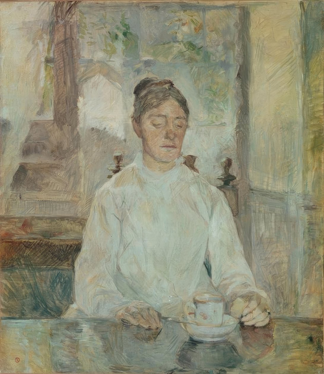 Taiteilijan äiti, kreivitär Adèle de Toulouse-Lautrec, e tekijältä Henri de Toulouse Lautrec