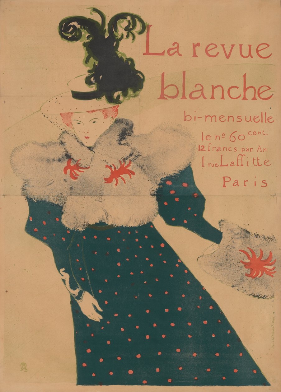 Valkoinen lehti tekijältä Henri de Toulouse Lautrec