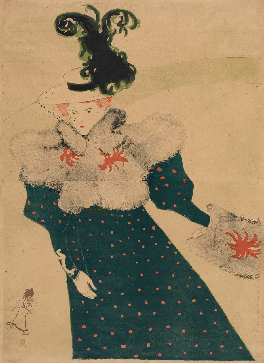 Valkoinen lehti tekijältä Henri de Toulouse Lautrec