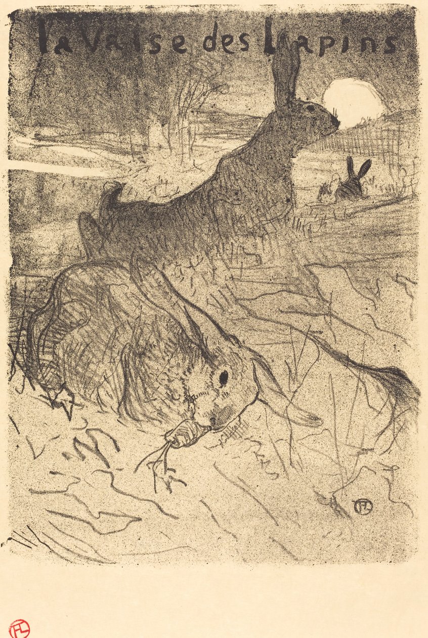 Kanien valssi, 1895. tekijältä Henri de Toulouse Lautrec