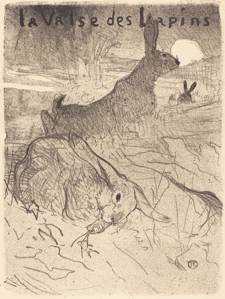 Kanien valssi, 1895. tekijältä Henri de Toulouse Lautrec