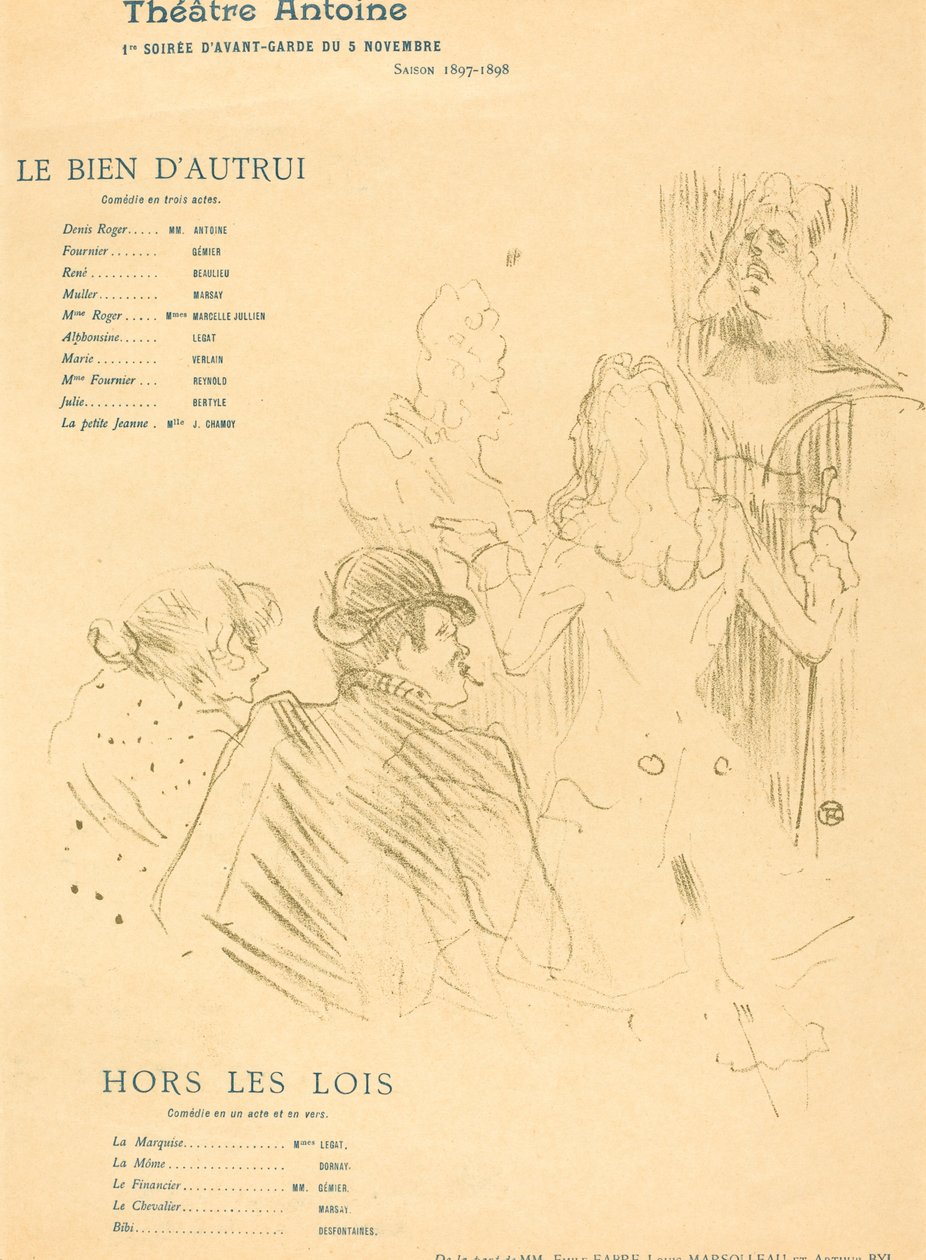 Toisten hyvä; Lainsuojattomia tekijältä Henri de Toulouse Lautrec