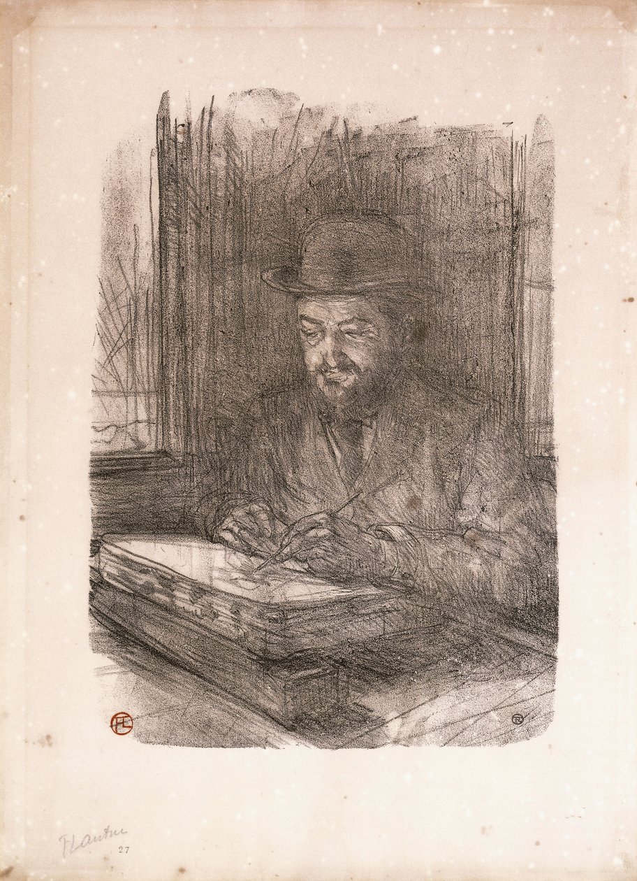 Hyvä kaivertaja, Adolphe Albert, 1898 tekijältä Henri de Toulouse Lautrec