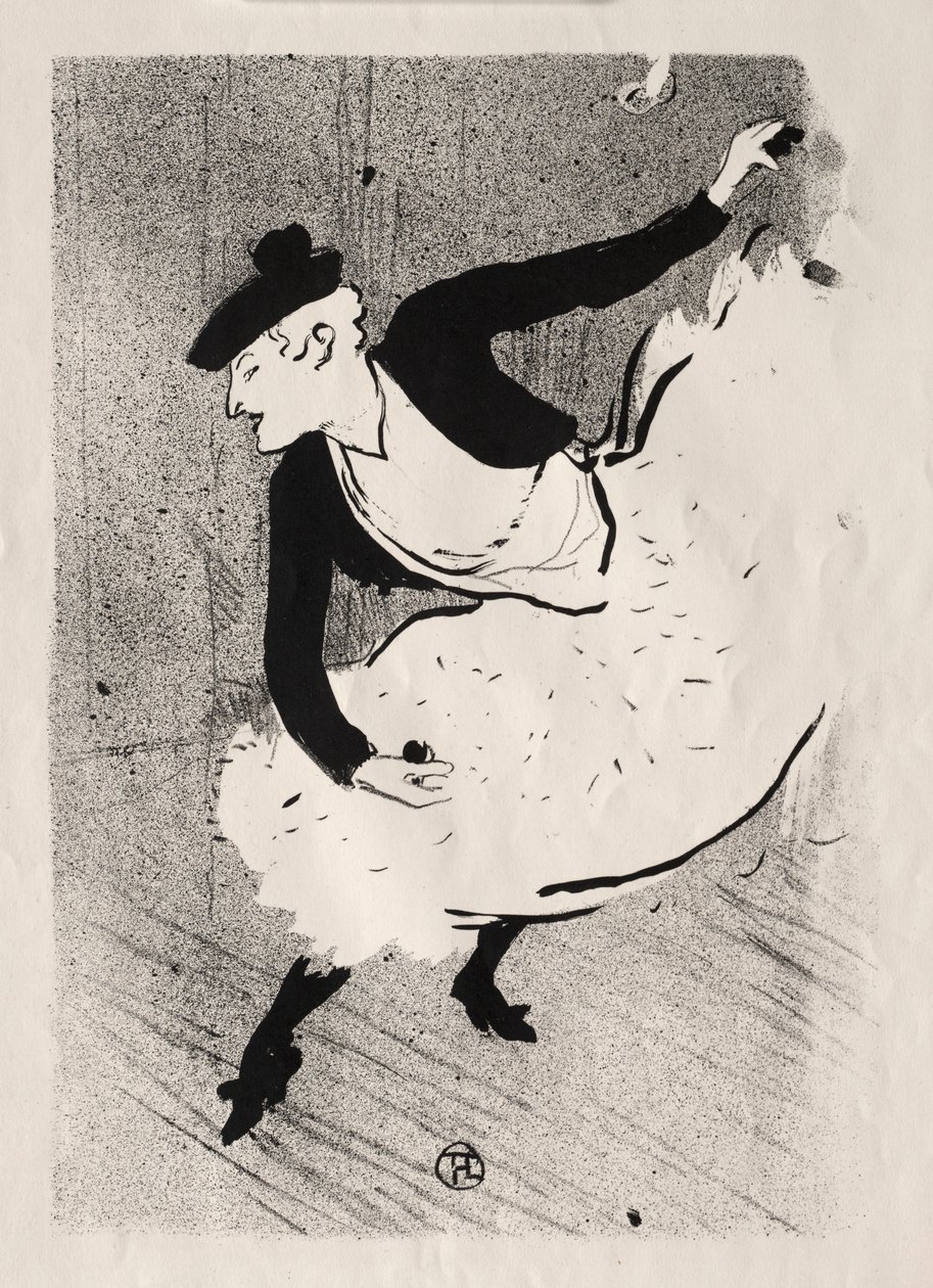 Kahvila-konsertti: Edmée Lescot, 1893. tekijältä Henri de Toulouse Lautrec