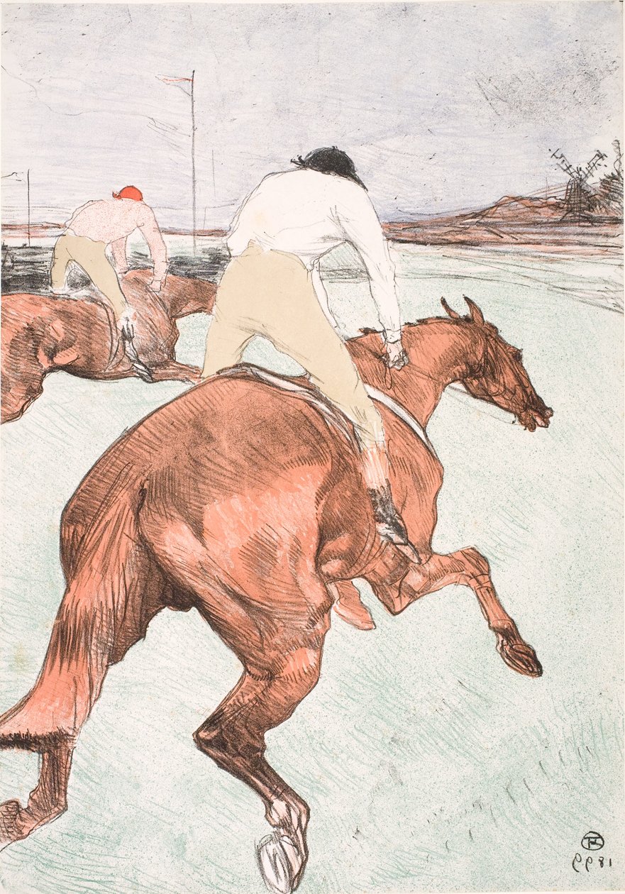 Jockey tekijältä Henri de Toulouse Lautrec