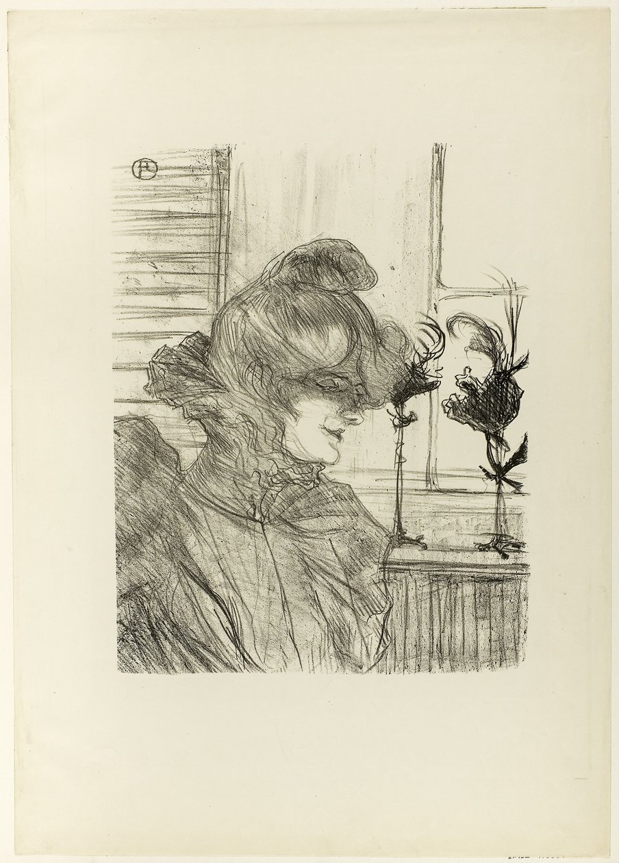 Le Margoin (Mademoiselle Louise Blouet) tekijältä Henri de Toulouse Lautrec
