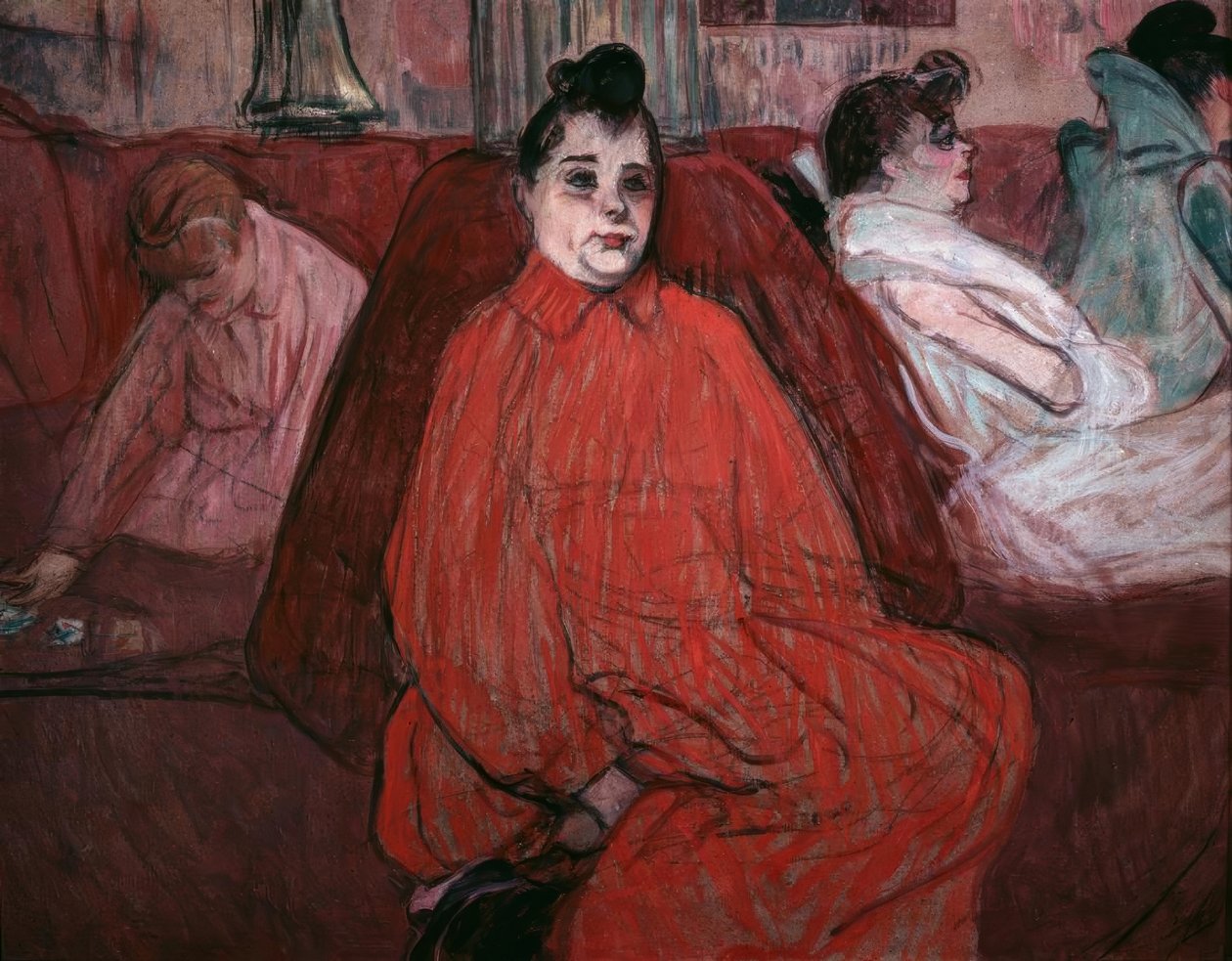 Le divaani (Le canapé) tekijältä Henri de Toulouse Lautrec