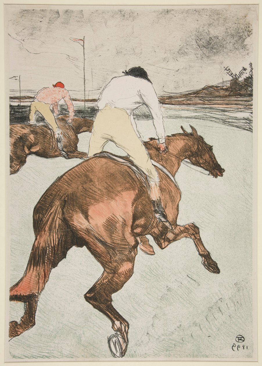 jockey tekijältä Henri de Toulouse Lautrec