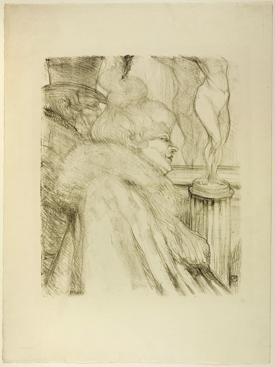 Teatterista poistuminen tekijältä Henri de Toulouse Lautrec